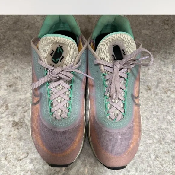 Nike | Shoes | Nike Sneakers With Purple Green And Orange  display picture 3